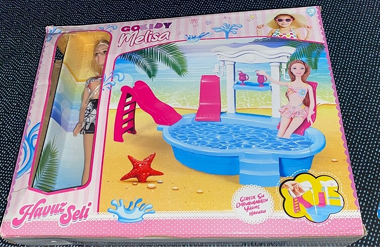 Barbie havuz seti