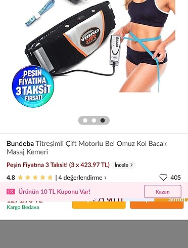 Masaj ve zayıflama bantı