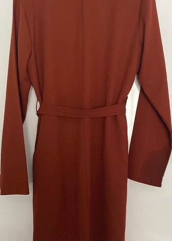 Bordo Uzun Kollu Kadın Sabahlık - Görsel 7