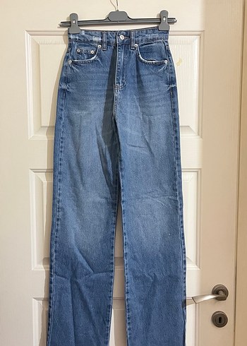 Kadın Mavi Denim Normal Kesim Jean - Görsel 2