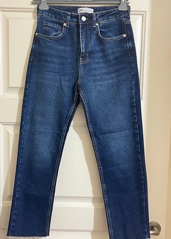 Lacivert Kadın Denim Fit Pantolon - Görsel 2