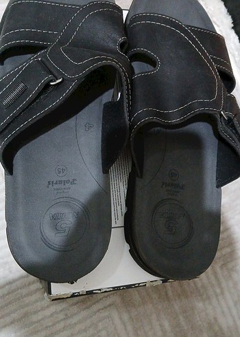 Tokalı Siyah Erkek Terlik - Görsel 6