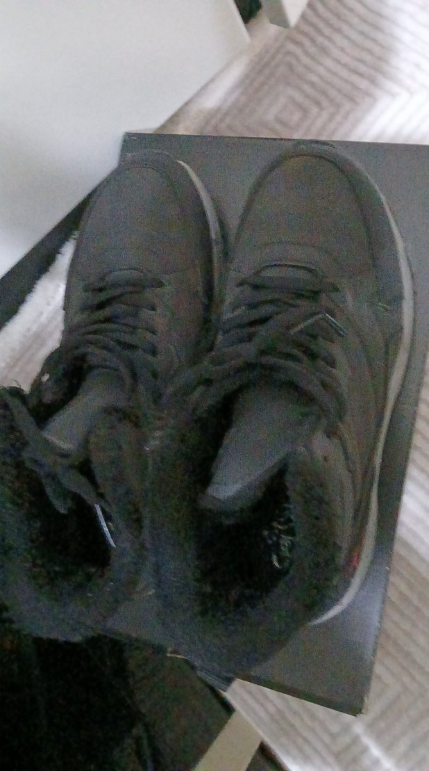 Gri Kürklü Erkek Spor Ayakkabı - Görsel 4