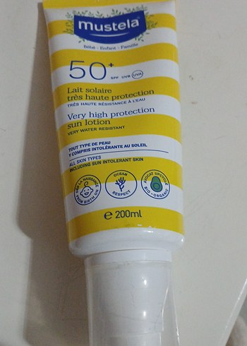 Mustela SPF 50 Yüksek Koruma Güneş Losyonu 200 ml - Görsel 4