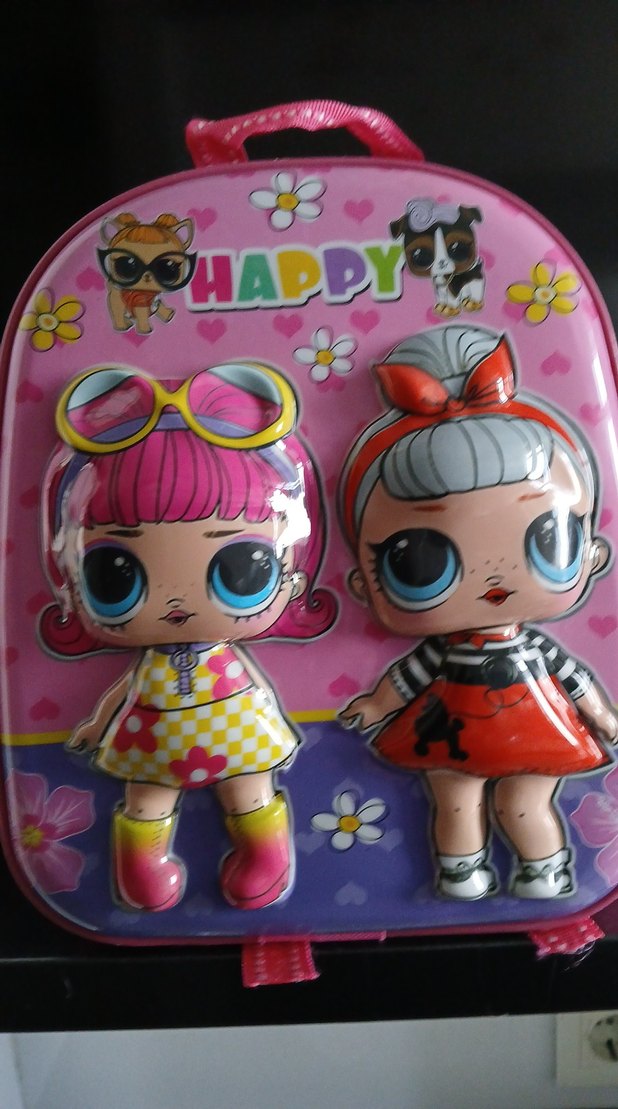 Renkli Pembe Çocuk Okul Çantası - Görsel 5