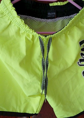 Erkek Renkli Mini Yeşil Deniz Şortu - Görsel 6