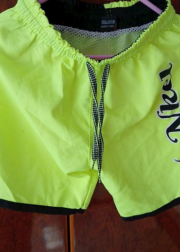 Erkek Renkli Mini Yeşil Deniz Şortu - Görsel 7