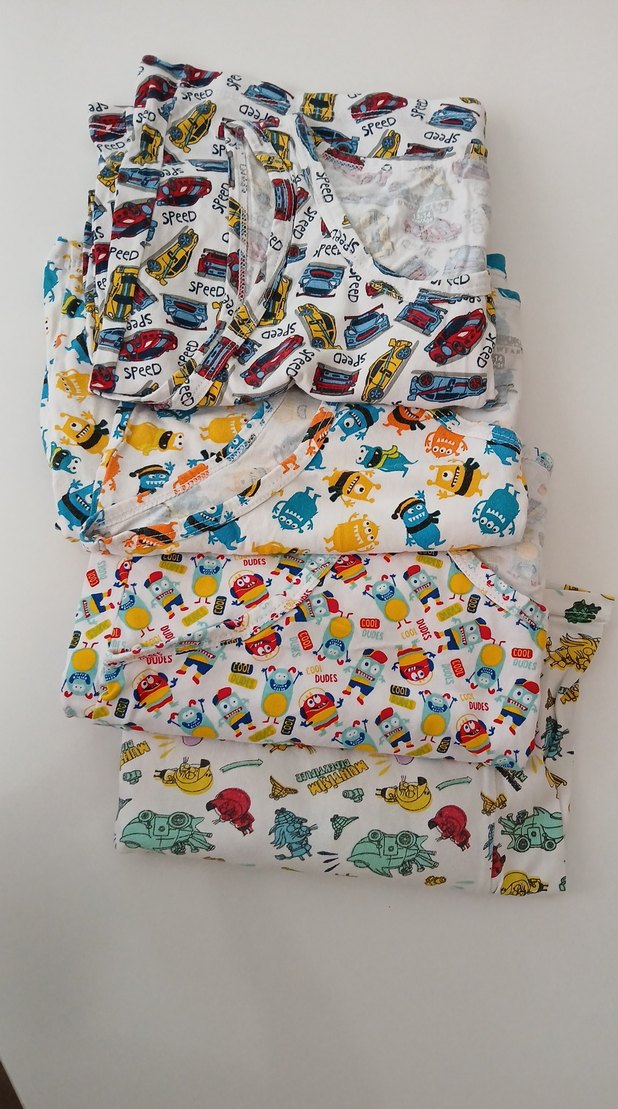 Çocuk Renkli Desenli Atletler - Görsel 5