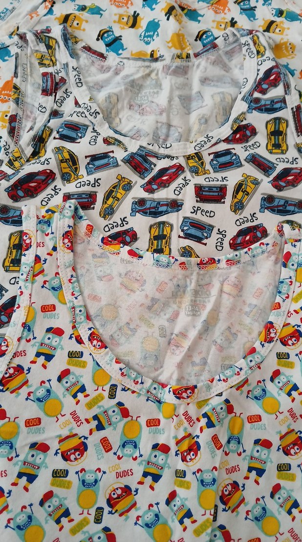 Çocuk Renkli Desenli Atletler - Görsel 3