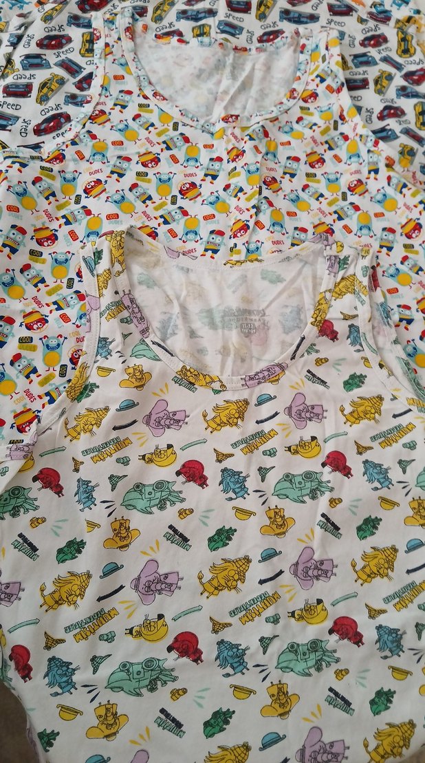 Çocuk Renkli Desenli Atletler - Görsel 4