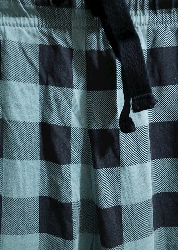 Mavi kareli erkek - Görsel 5