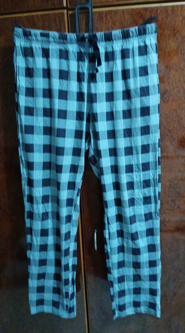 Mavi kareli erkek - Görsel 4