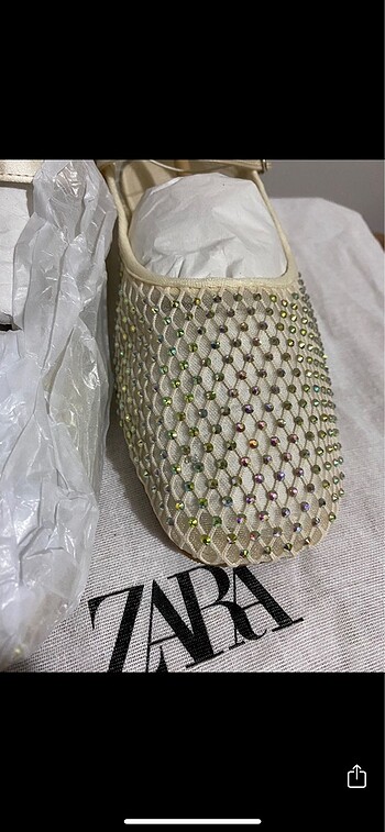 36 Beden Zara taşlı babet
