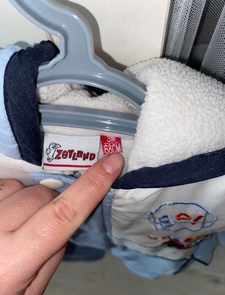 3 aylık erkek Bebek Astronot Tulum - Görsel 3