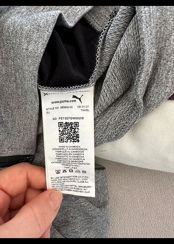 Gri Kapüşonlu Fermuarlı Erkek Sweatshirt ve eşofman altı. - Görsel 4