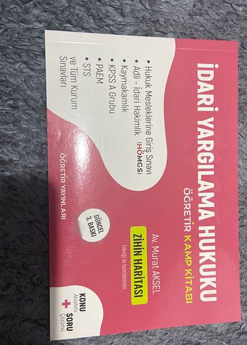 İdari Yargılama Hukuku Öğretir Kamp Kitabı