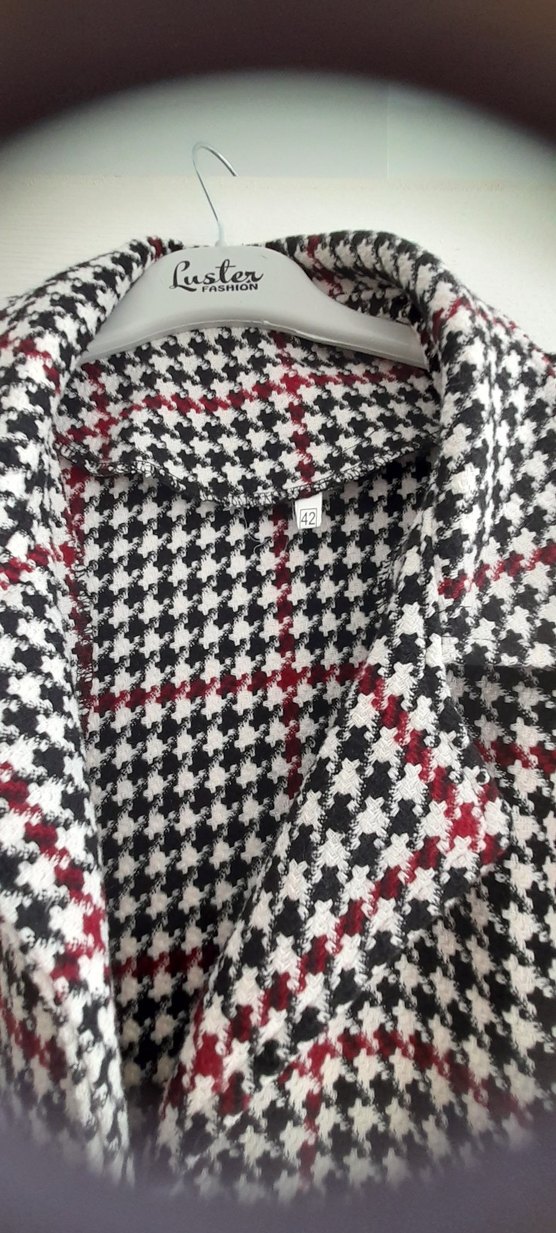 Düğmeli Gri Midi Kadın Kaban - Görsel 2