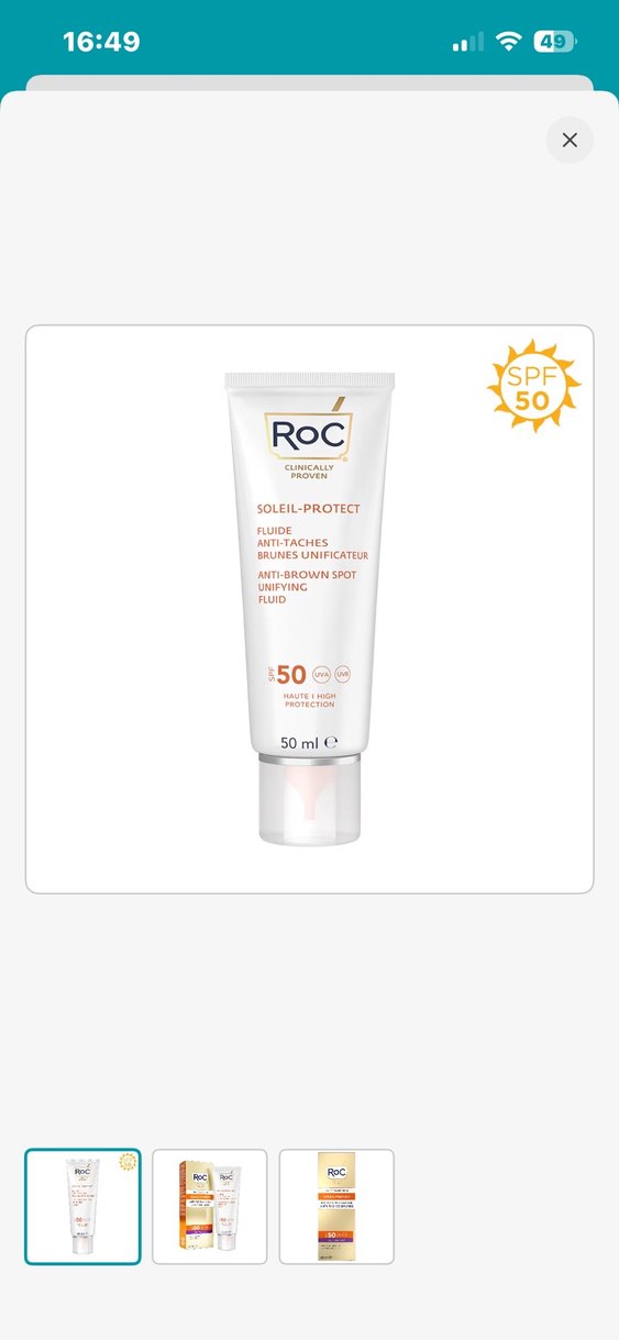 Roc leke karşıtı güneş kremi - Görsel 3