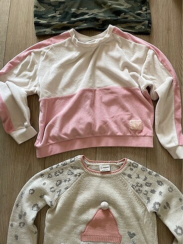 10 Yaş Beden ten rengi Renk Lc Waikiki kız çocuk sweatshirt ve kazak