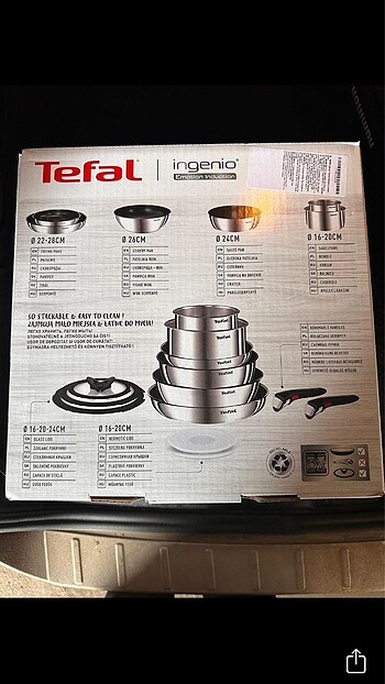 Beden Tefal ingenio emotion induction 13 parça set