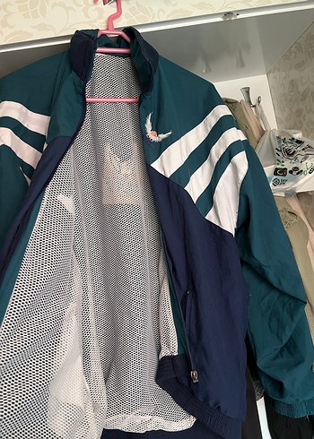 Lacivert Spor Rüzgarlık Fermuarlı Mont - Görsel 4