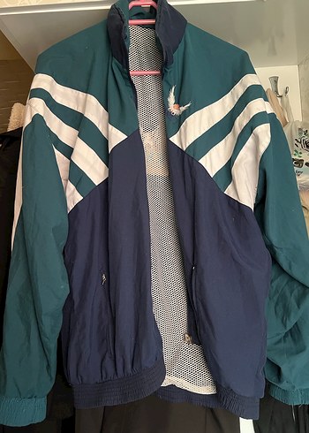 Lacivert Spor Rüzgarlık Fermuarlı Mont - Görsel 2