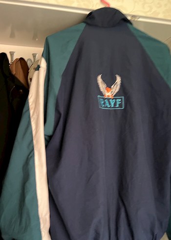 Lacivert Spor Rüzgarlık Fermuarlı Mont - Görsel 5