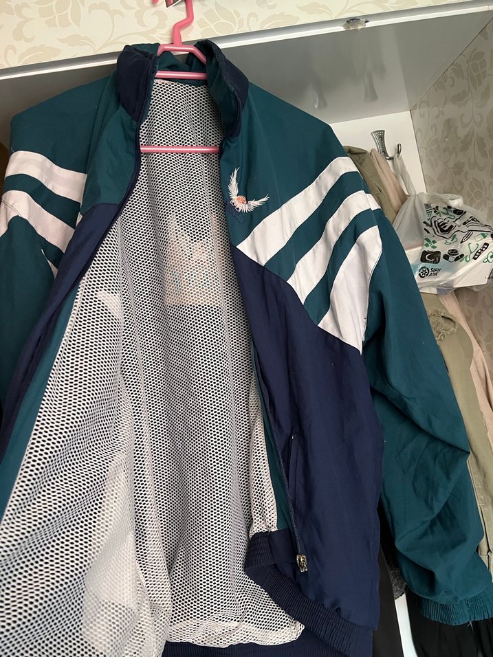 Lacivert Spor Rüzgarlık Fermuarlı Mont - Görsel 4