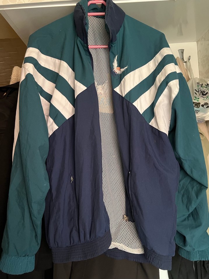 Lacivert Spor Rüzgarlık Fermuarlı Mont - Görsel 2