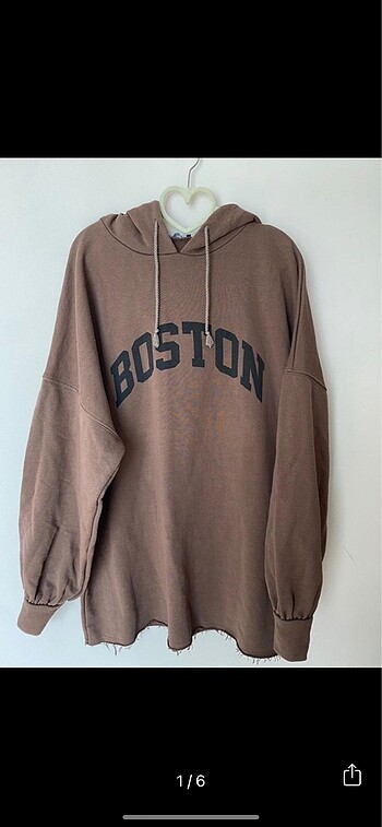 yazili oversize sweatshirt