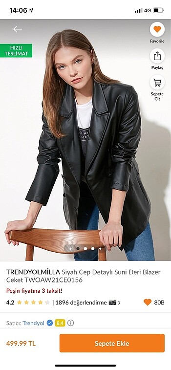 Trendyolmilla blazer ceket