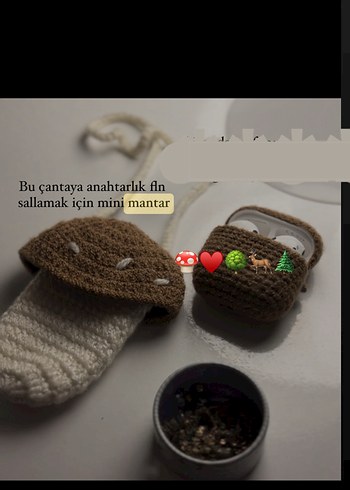 Beden beyaz Renk Mantar çanta charm