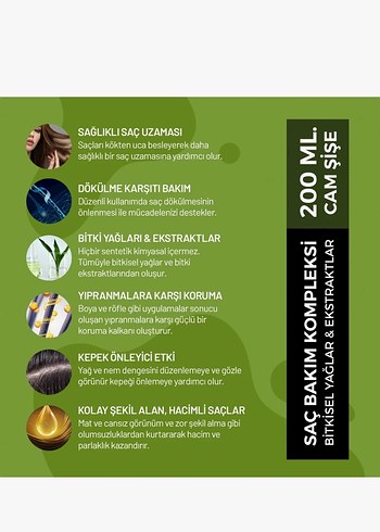 HC Care Kompleks Saç Bakım Yağı - Görsel 5