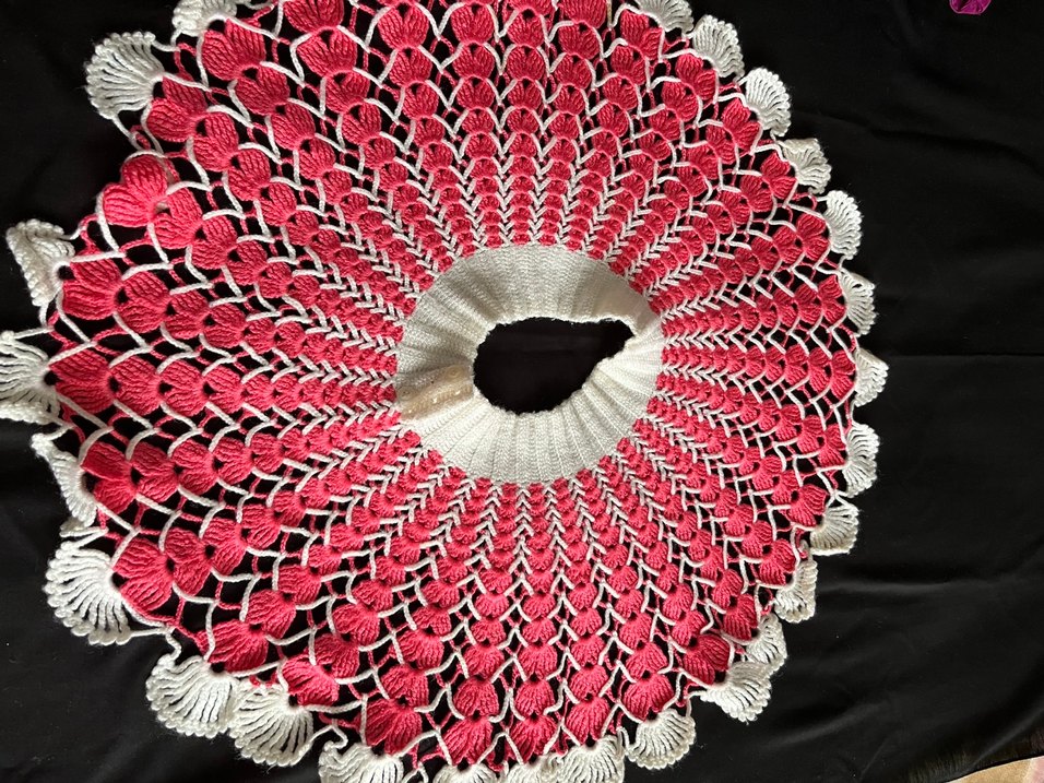 Kız Çocuk Pembe Nakışlı Bohem Ponço - Görsel 4