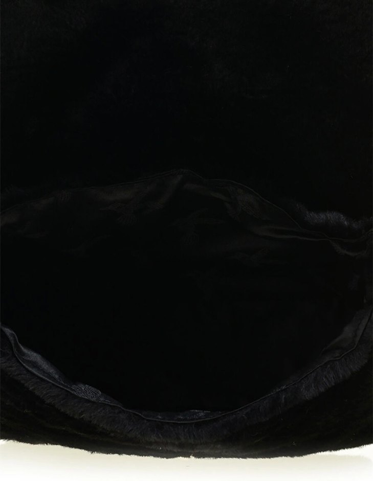 Fabrika Siyah Kürklü Zincir Askılı Kadın Çanta - Görsel 2