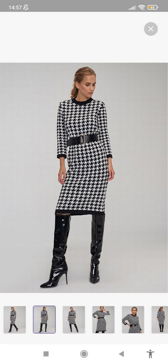 People Fabrika Triko Elbise - Görsel 3