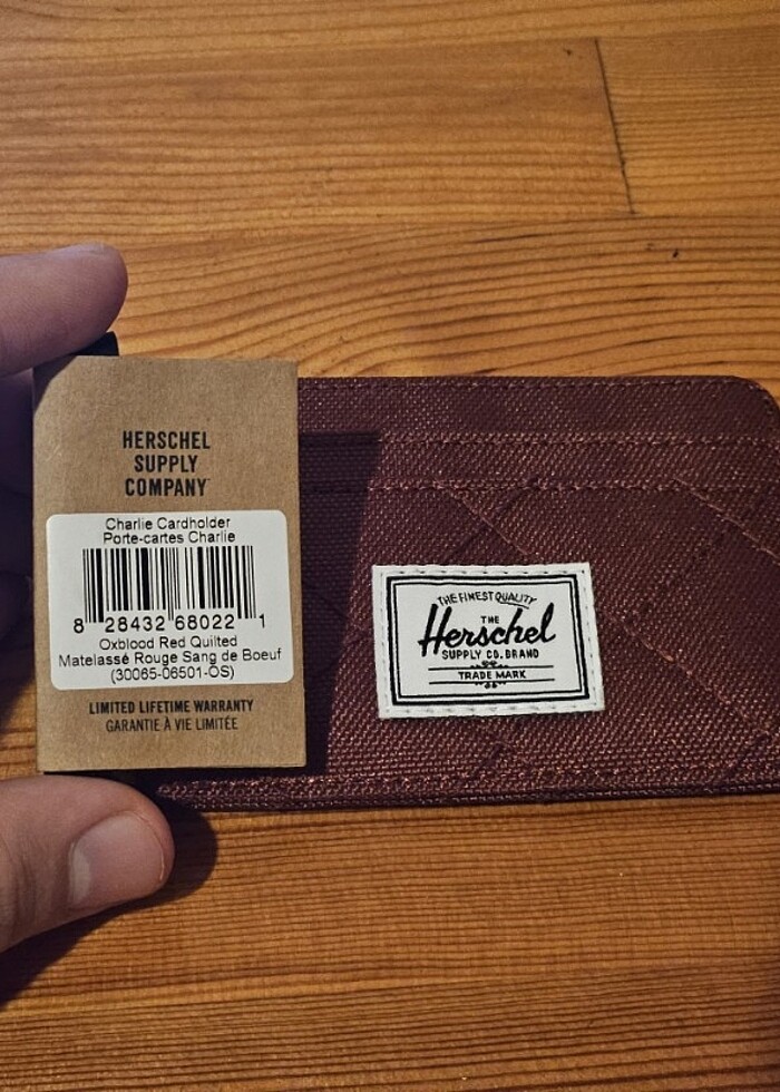 Herchel Kartlık Oxblood Red Quilted - Görsel 2