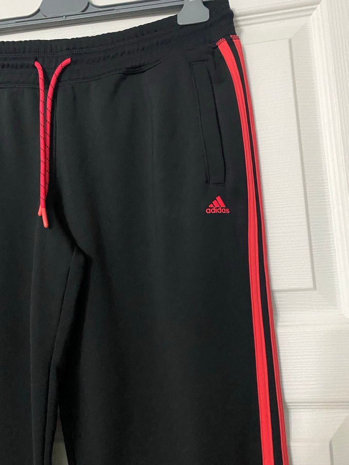 Kırmızı Şeritli Kadın Eşofman Altı - Görsel 2