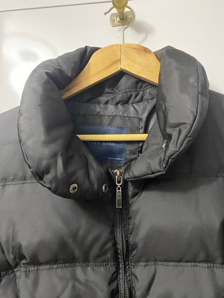 Kadın Siyah Kemerli Midi Kışlık Mont - Görsel 3