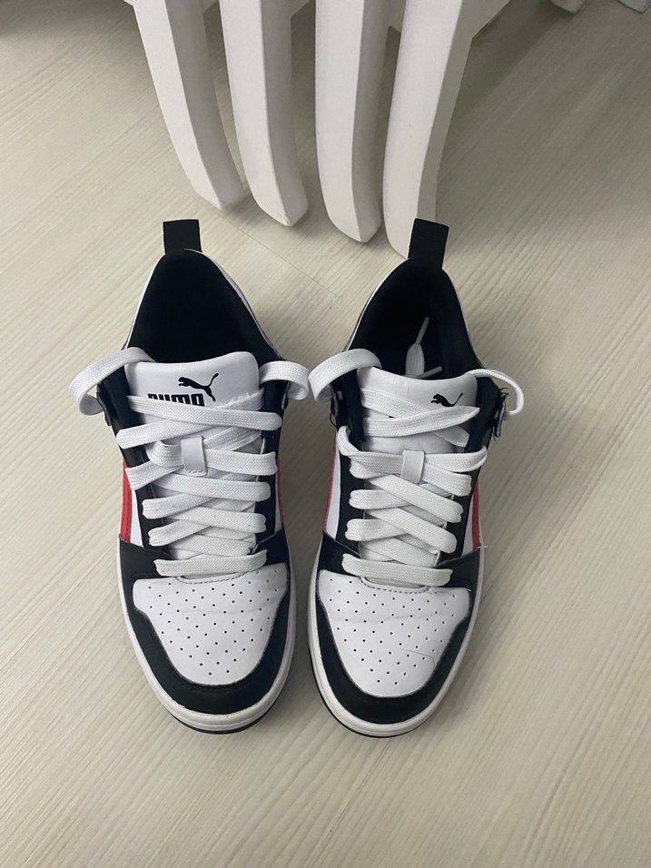 Renkli Çizgili Bağcıklı Sneaker - Görsel 2