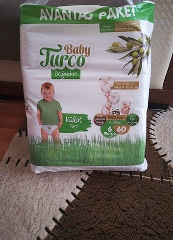 Kapalı paket 60 li külot bez