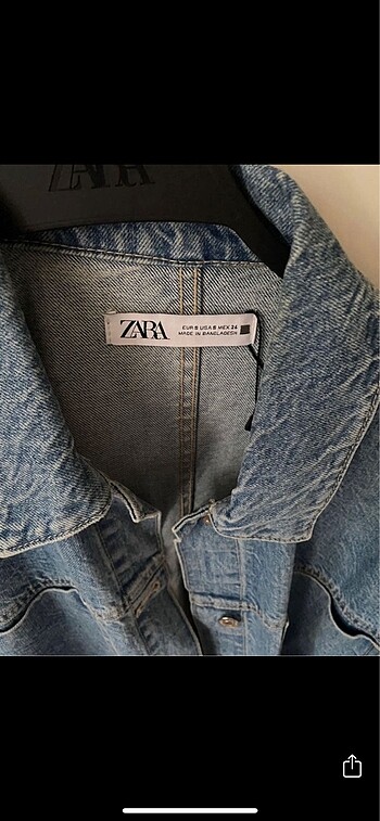 s Beden Zara kot ceket gömlek