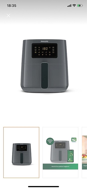 Philips airfryer 4.1 L sıfır