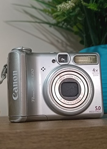 Canon Canon 5.0 Megapiksel Gri Dijital Fotoğraf Makinesi