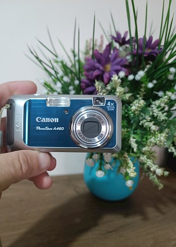 Canon PowerShot A460 Mavi Dijital Kamera