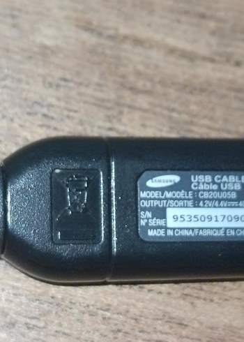 Beden Samsung dijital fotoğraf Makinesi şarj kablosu