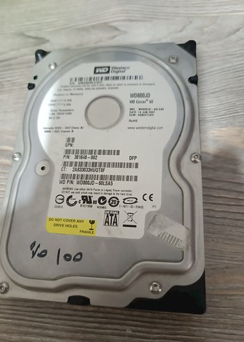 WD 80GB HDD harddisk