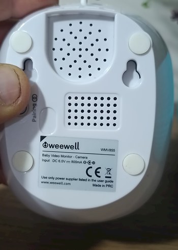 Weewell Beyaz Bebek Kamerası - Görsel 8