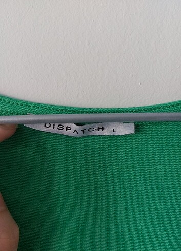l Beden yeşil Renk Elbise 
