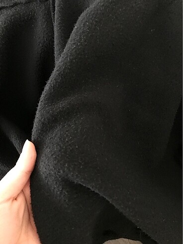 xl Beden siyah Renk Fermuarlı Siyah Oversize Ceket